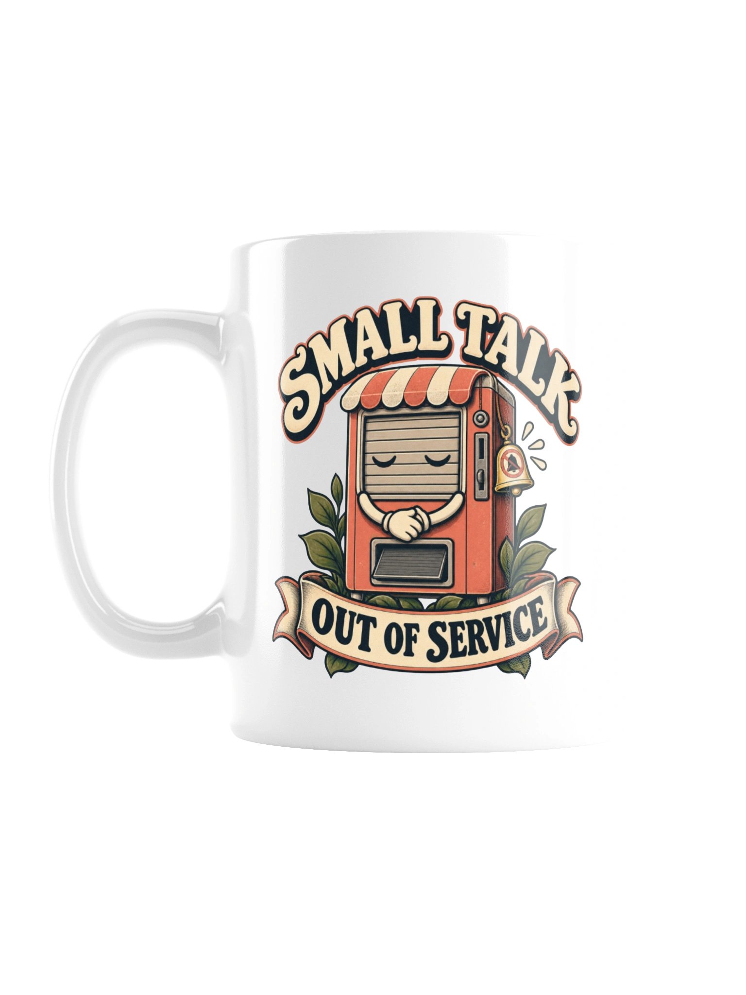 Small Talk Out of Service Retro Coffee Mug product image (1)