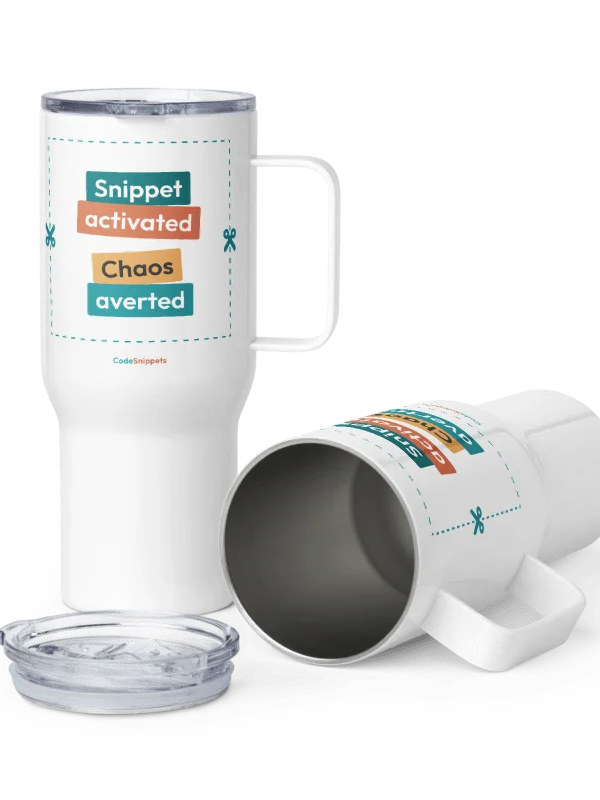 Snippet Activated - Travel Mug product image (1)