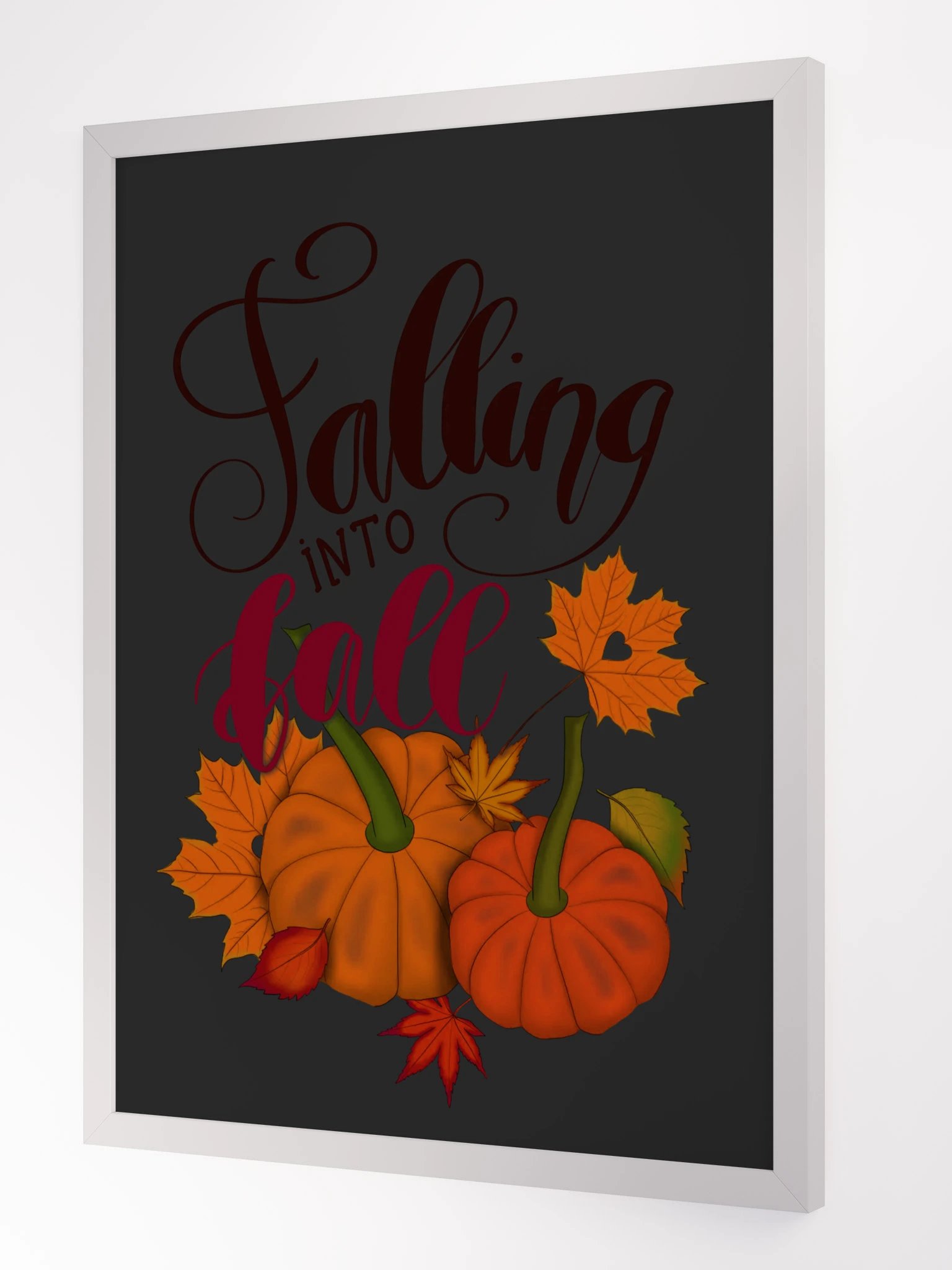 Peace Within Falling Into Fall Framed Poster product image (34)