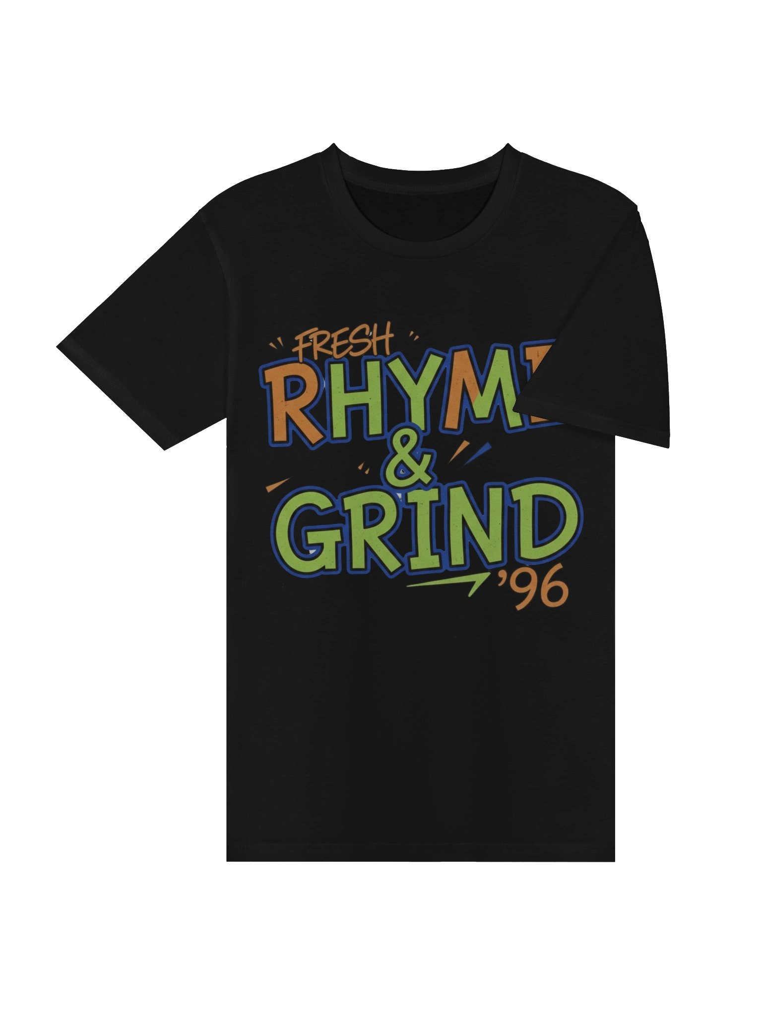 Vintage 90s Fresh Rhyme & Grind Streetwear Retro Unisex Tee product image (4)