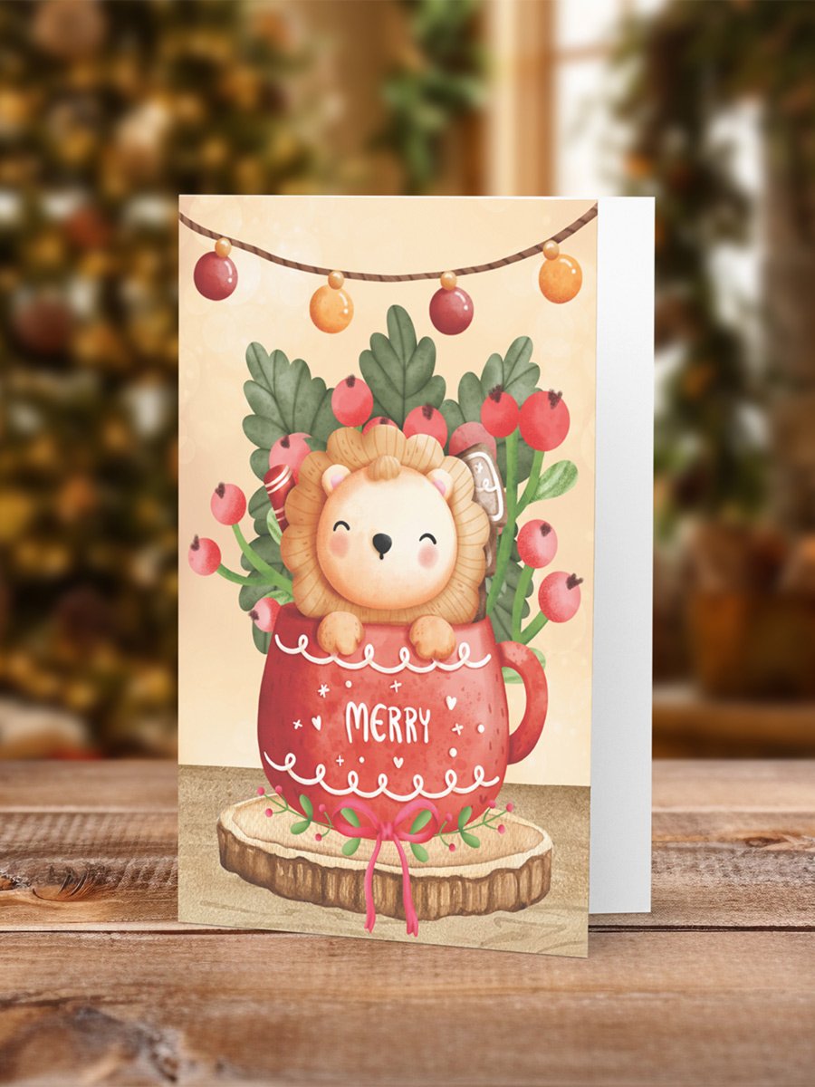 Lion Cocoa Christmas Cutie Card product image (1)