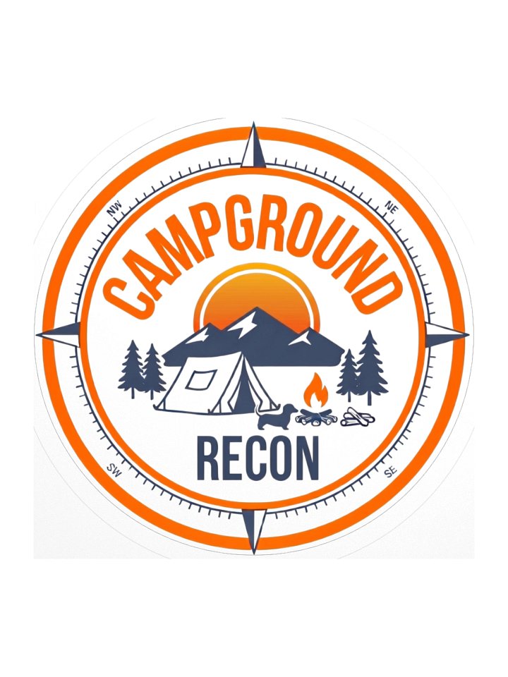 Campground Recon Sticker - Tent Logo product image (1)