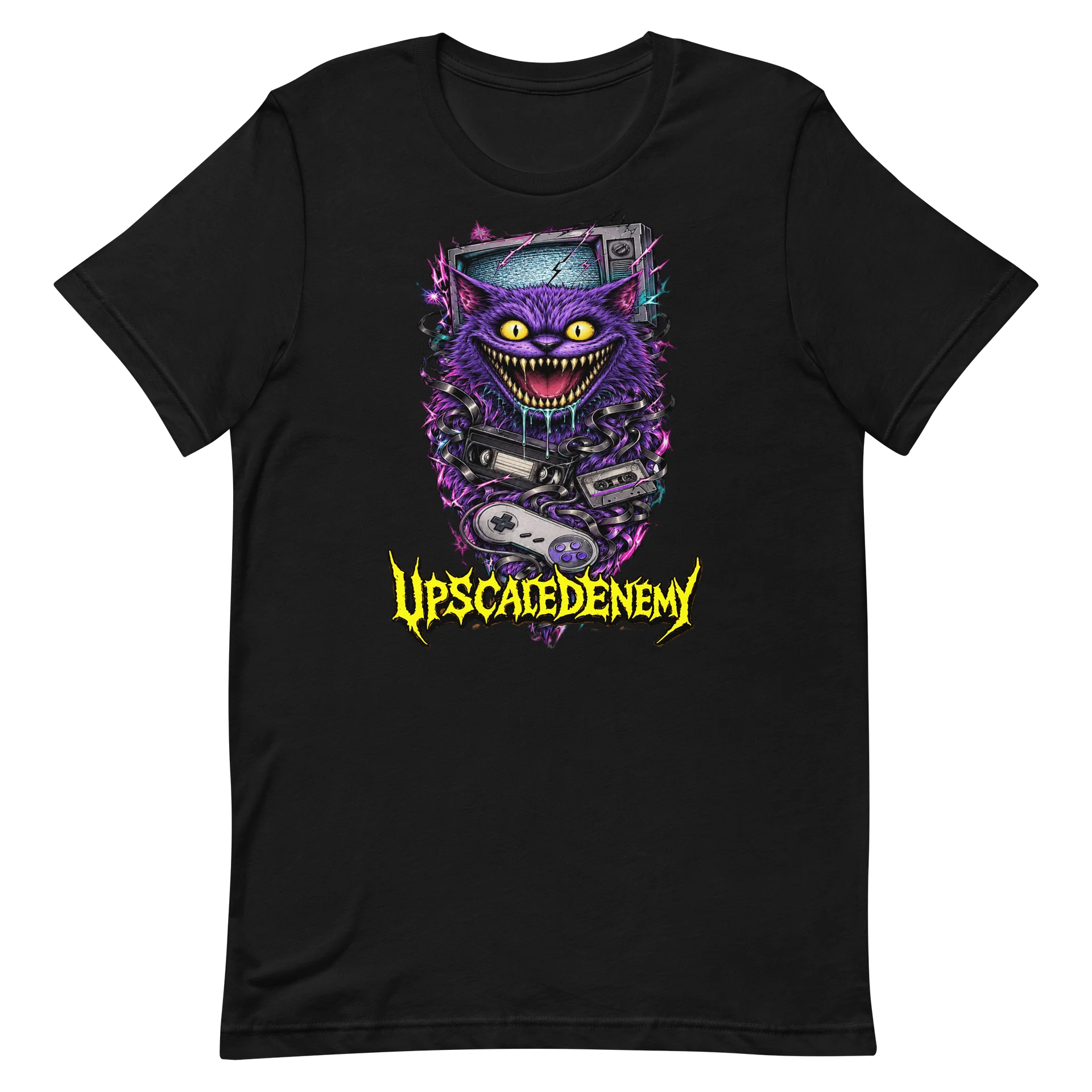 UE - Cheshy_Retro-Flash_BLK Tee product image (2)