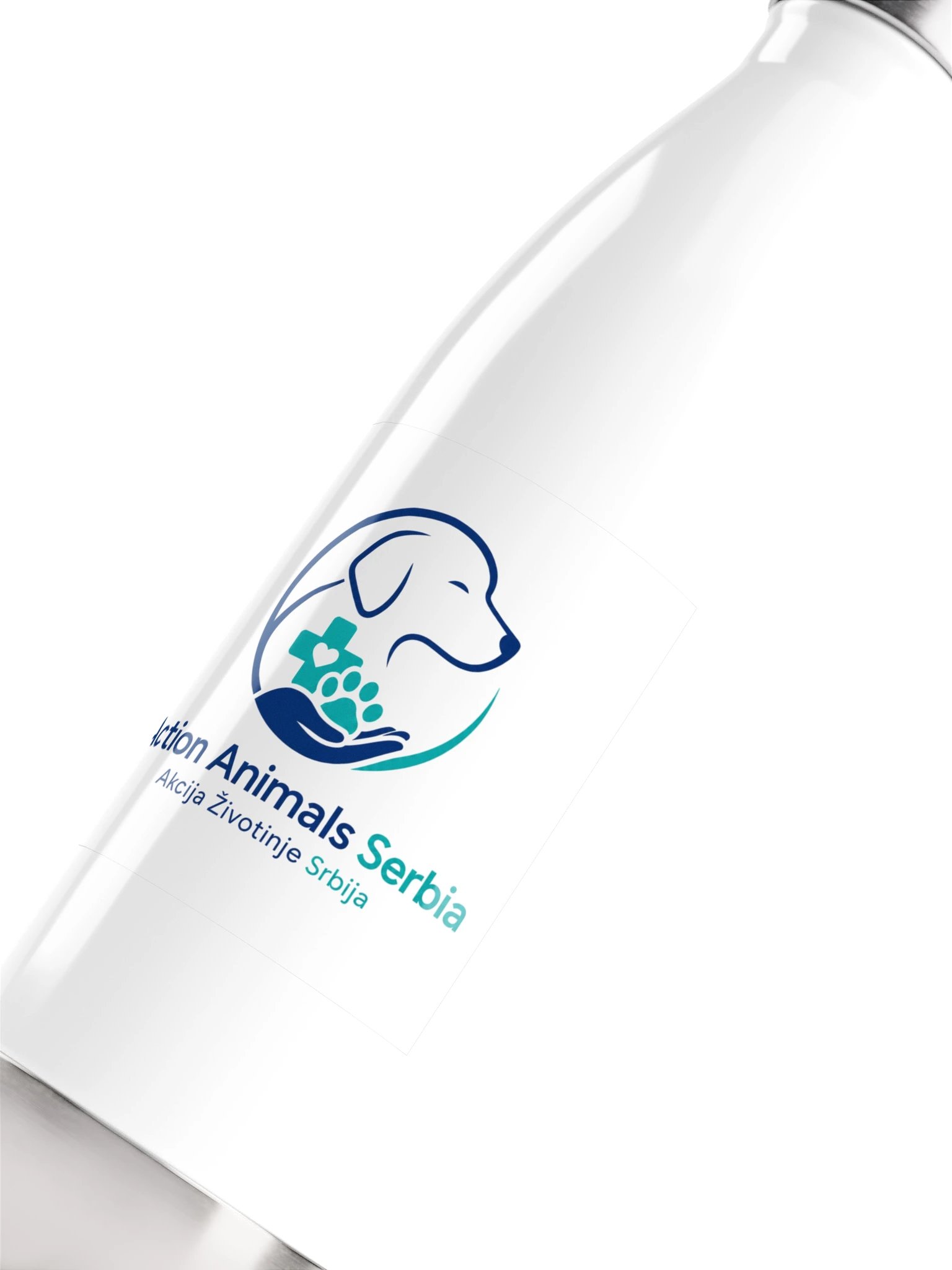 Action Animals Serbia Edelstahlflasche product image (9)