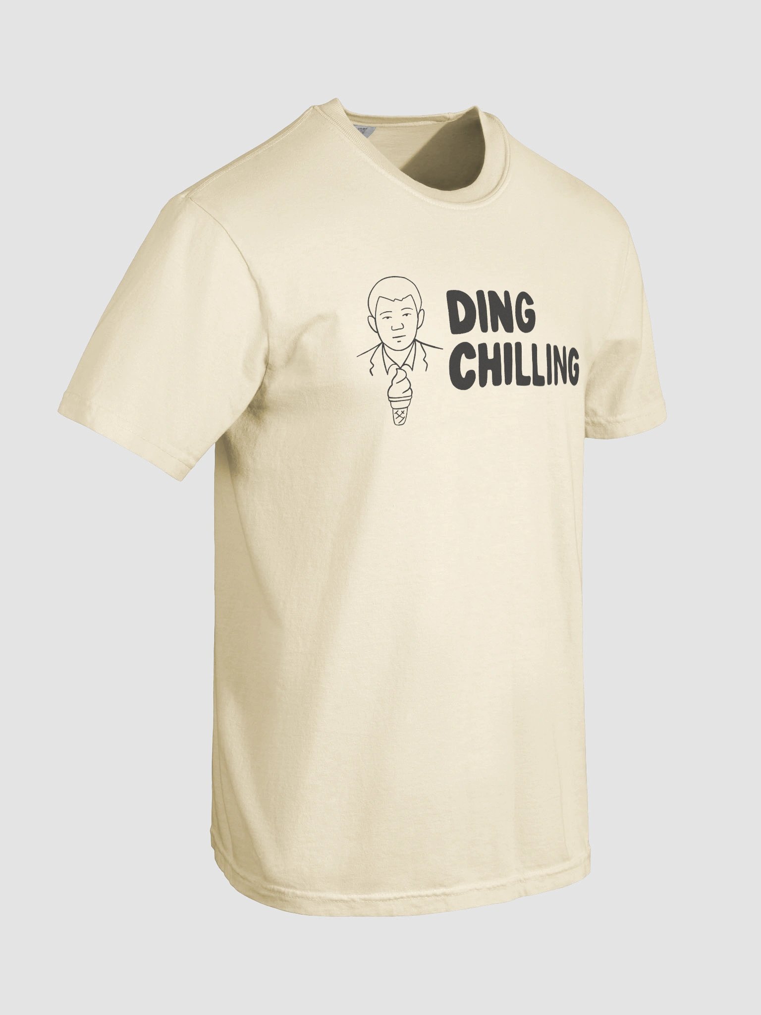 Ding Chilling [4b2] – Funny Chess Meme Design | Black Line Art for Light Colors | T-Shirt product image (75)