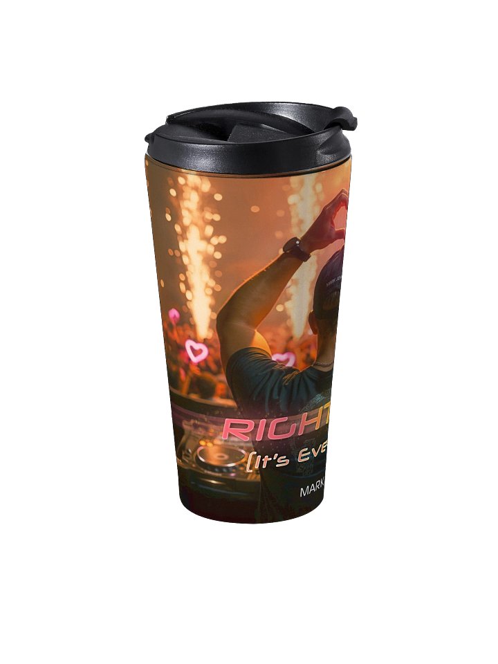 "Right Now" Stainless Steel Travel Mug by Mark Johan product image (2)