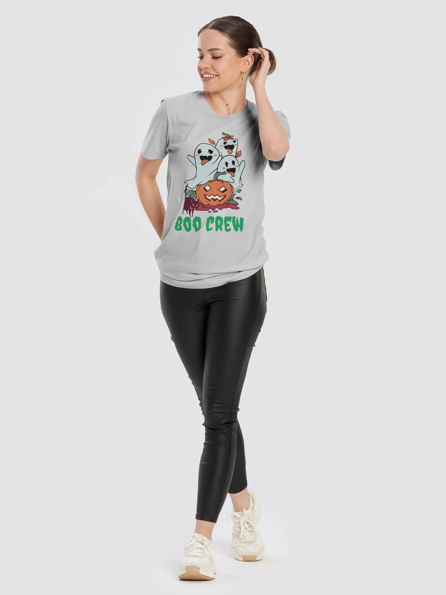 Boo Crew Ghosts Halloween T-Shirt product image (5)