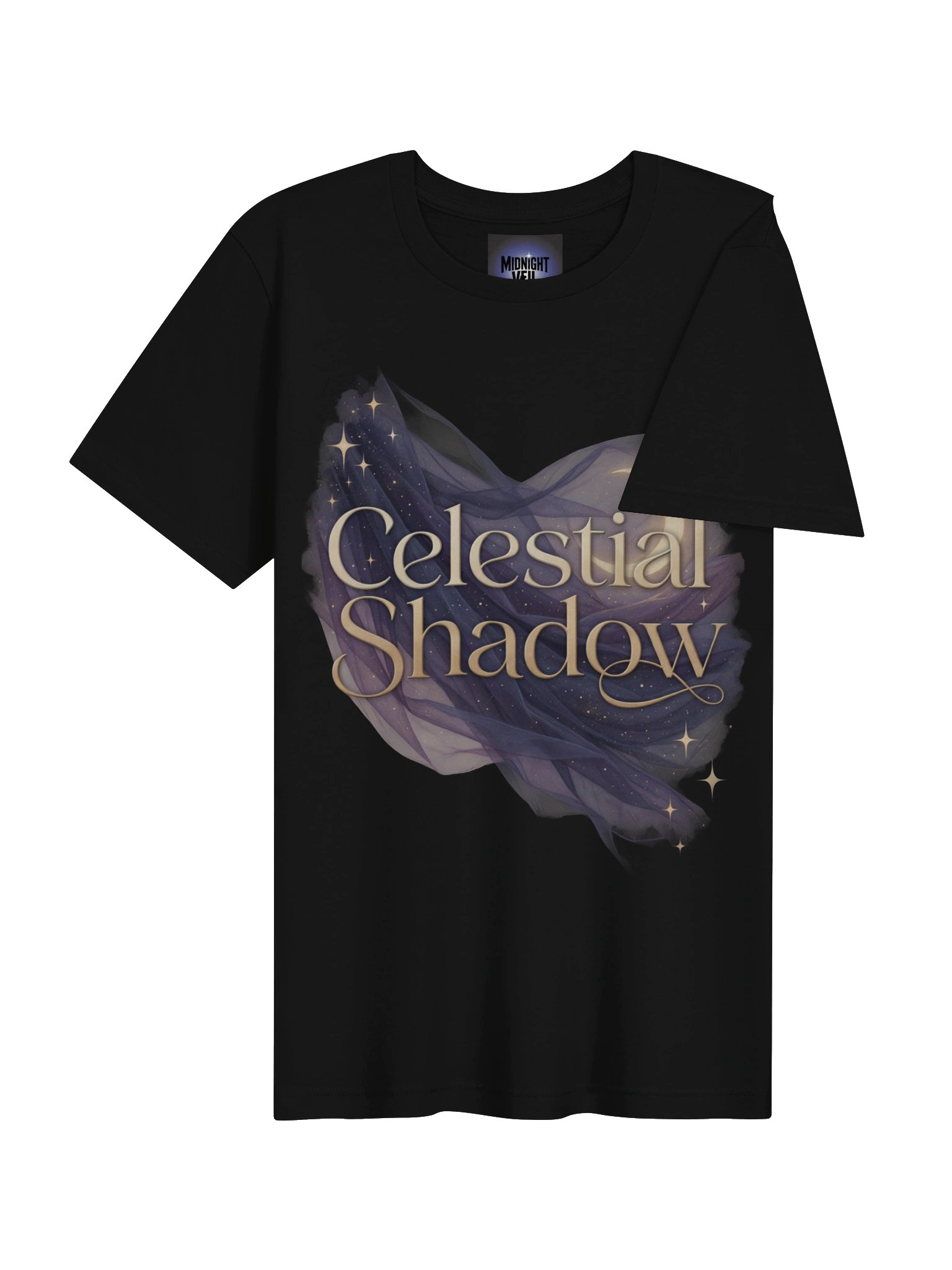 Midnight Veil Celestial Shadow T-Shirt product image (35)