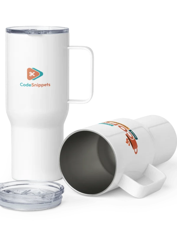Powered by coffee Travel Mug product image (3)