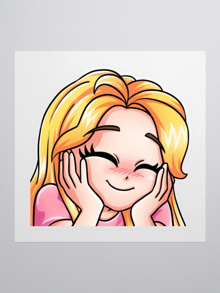Melissa Aww Emote Sticker product image (1)