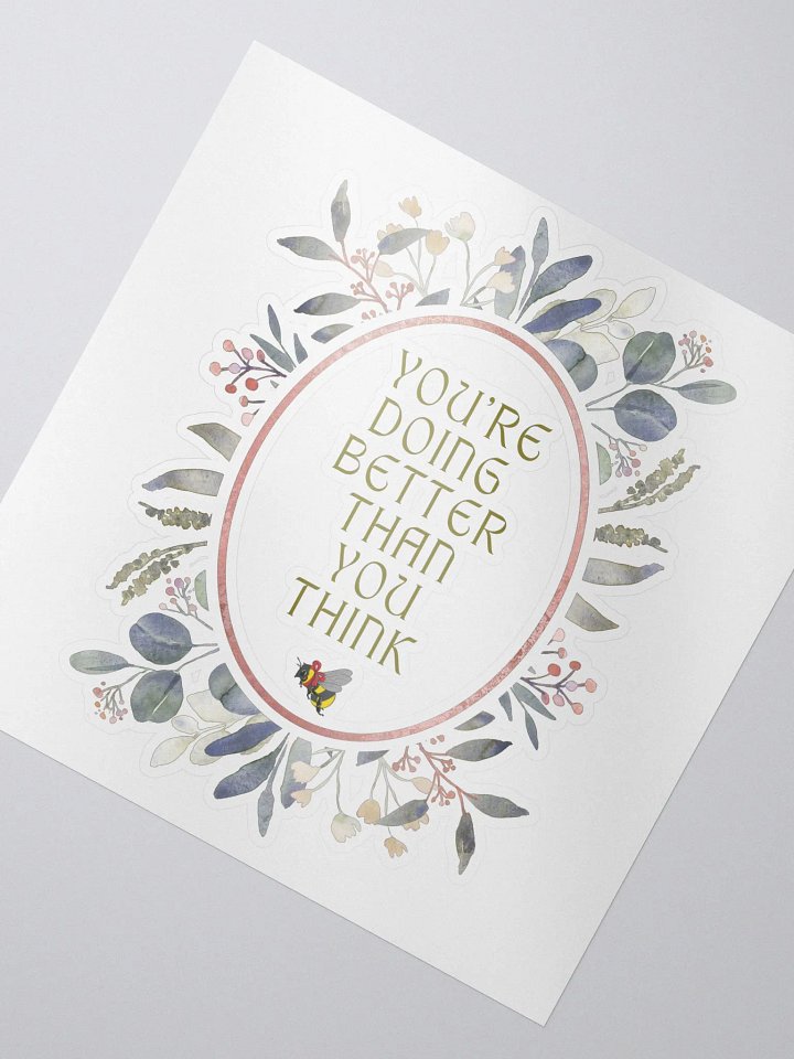 You're doing better than you think! product image (2)