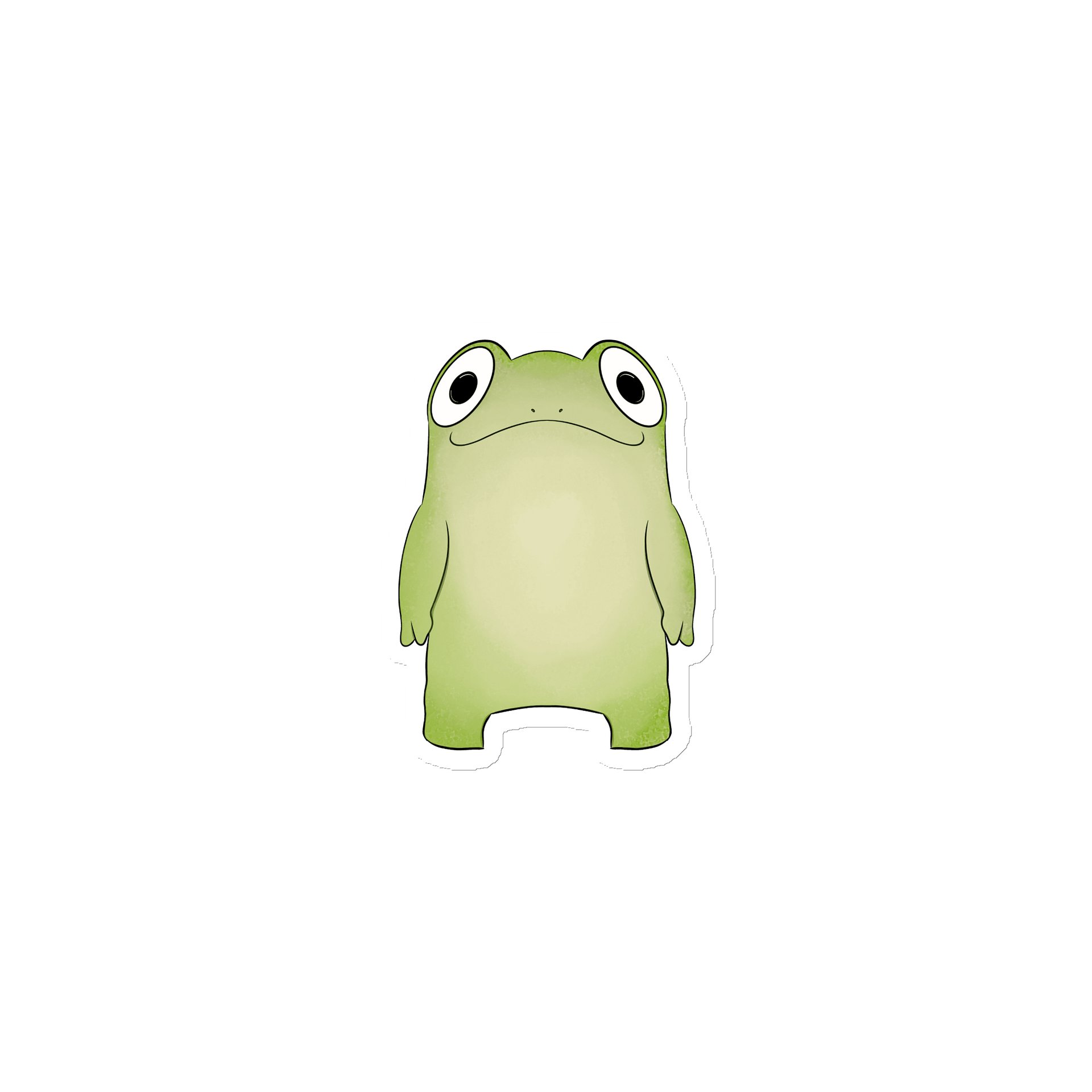 ShepQuest "Froggy Boy" Die-Cut Magnet product image (1)