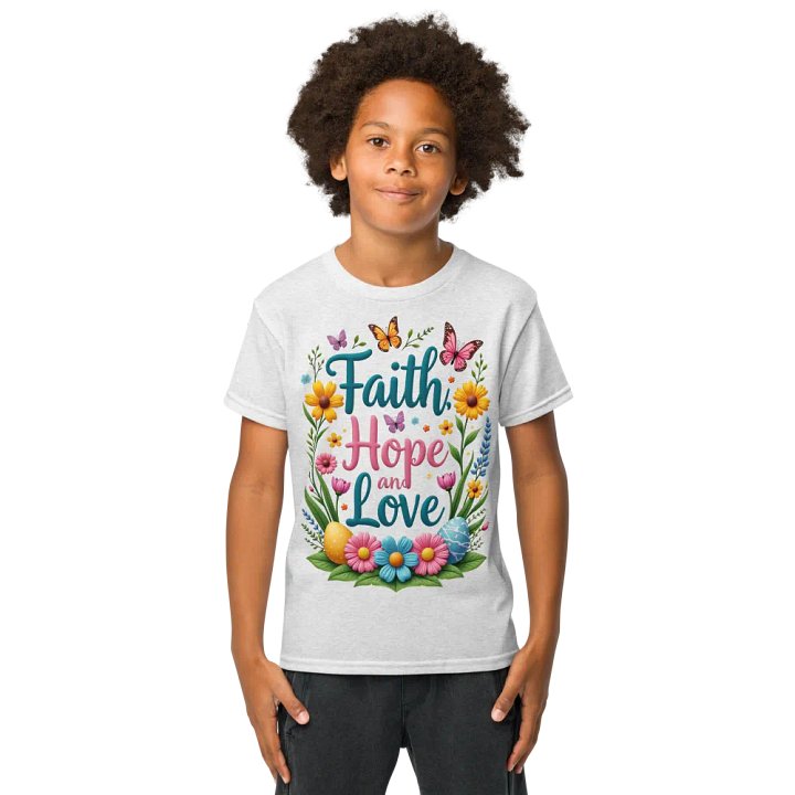 Faith Hope and Love Youth Sports Tee product image (9)