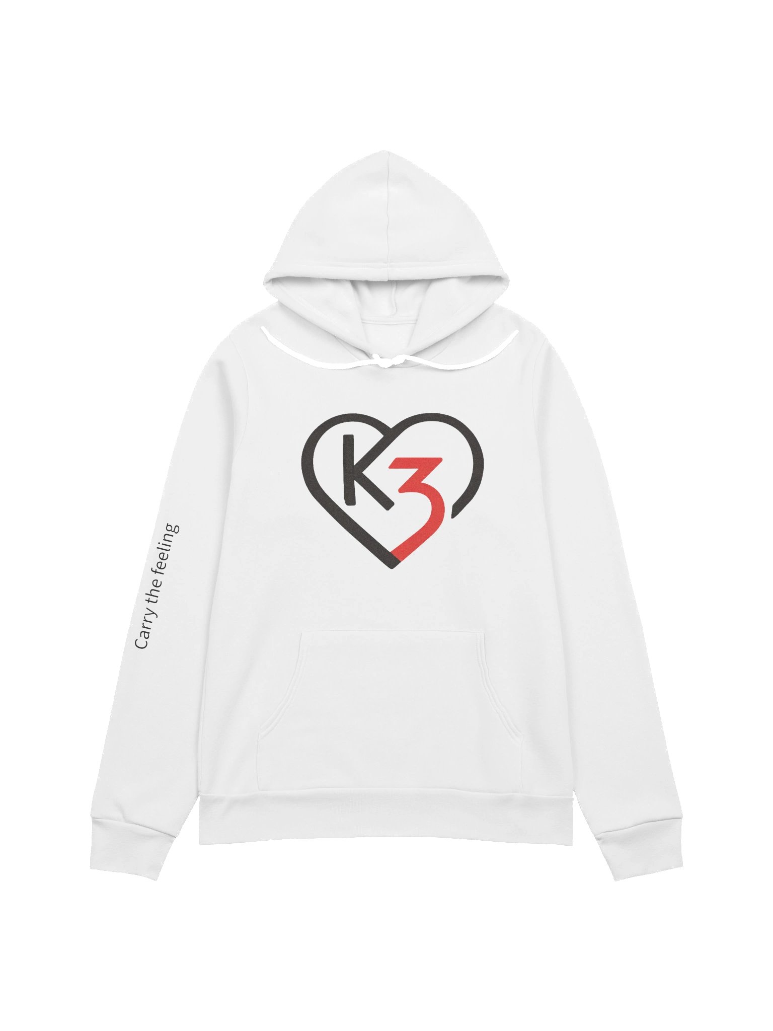 Carry the Feeling™ | CORE Heartmark Signature Hoodie (Black Logo) | Everyday Fit product image (5)