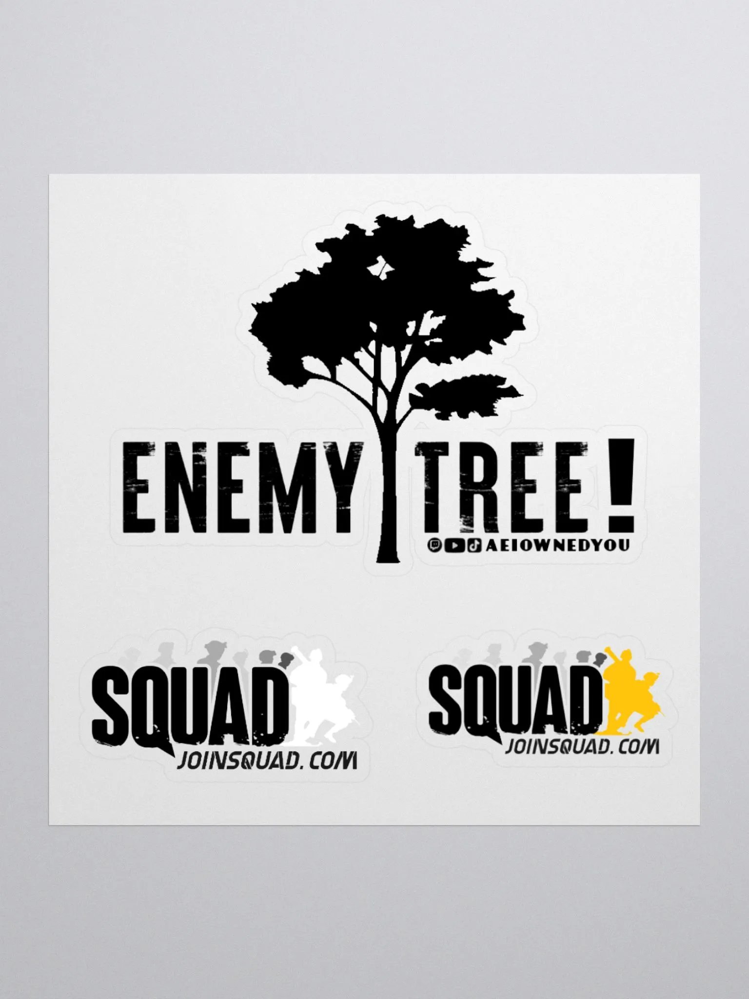 Enemy Tree & Join Sticker Sheet product image (1)
