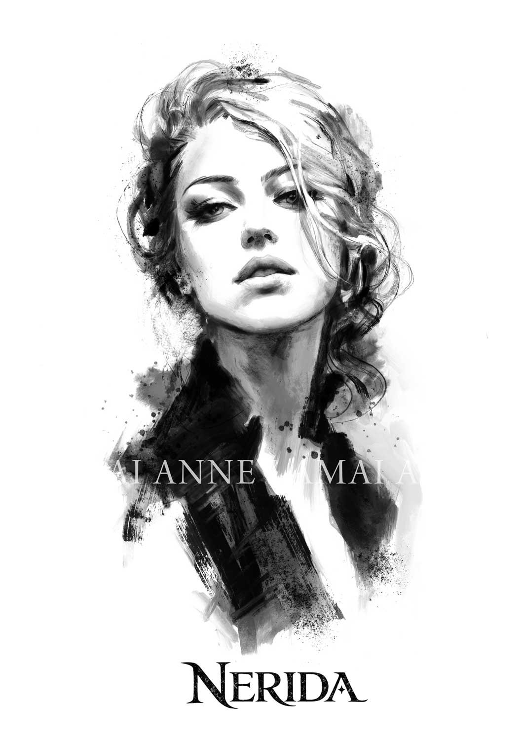 Nerida | The Heart of Shadow Art Print product image (1)