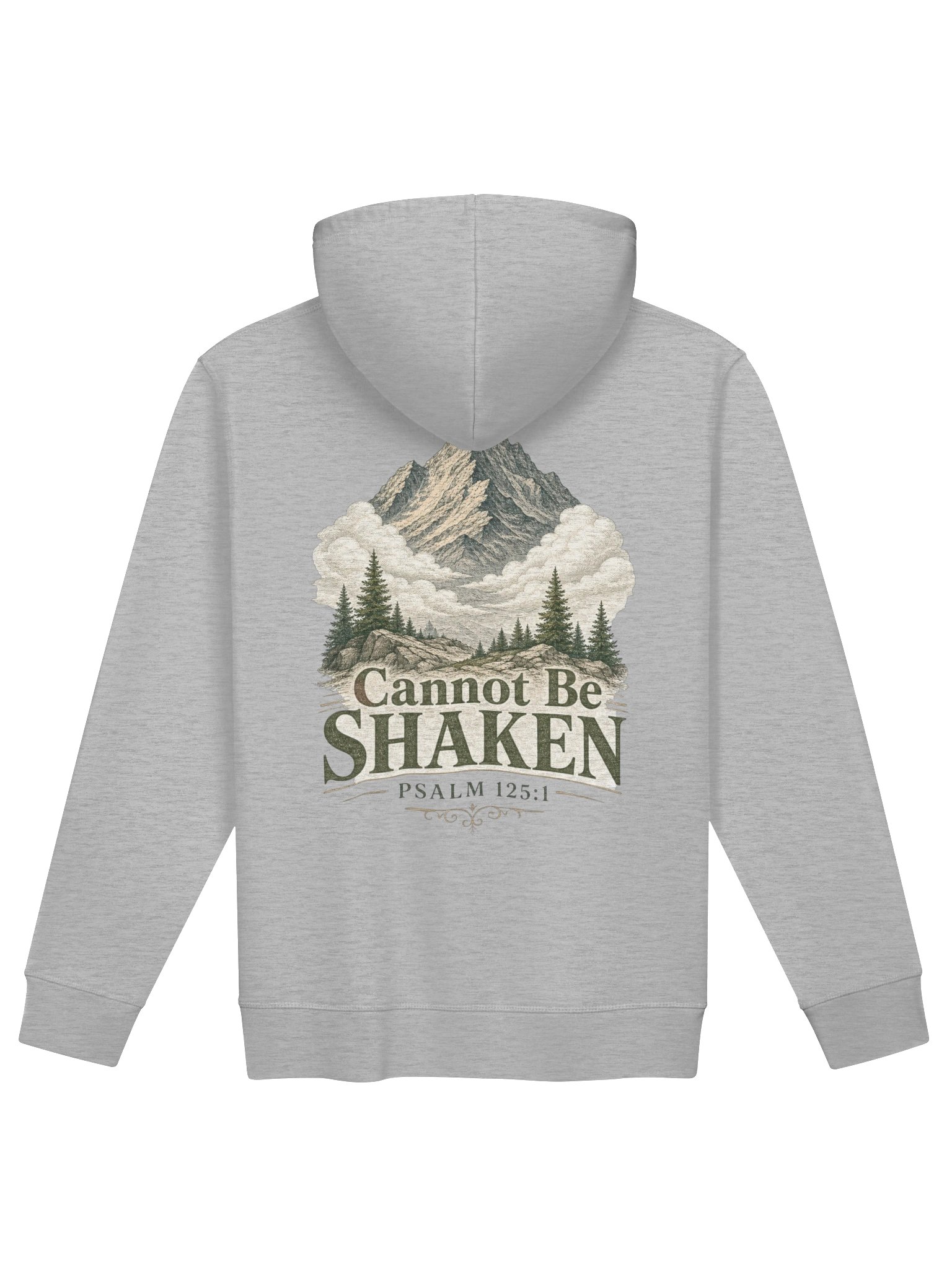 Psalm 125:1 Cannot Be Shaken Christian Hoodie product image (1)