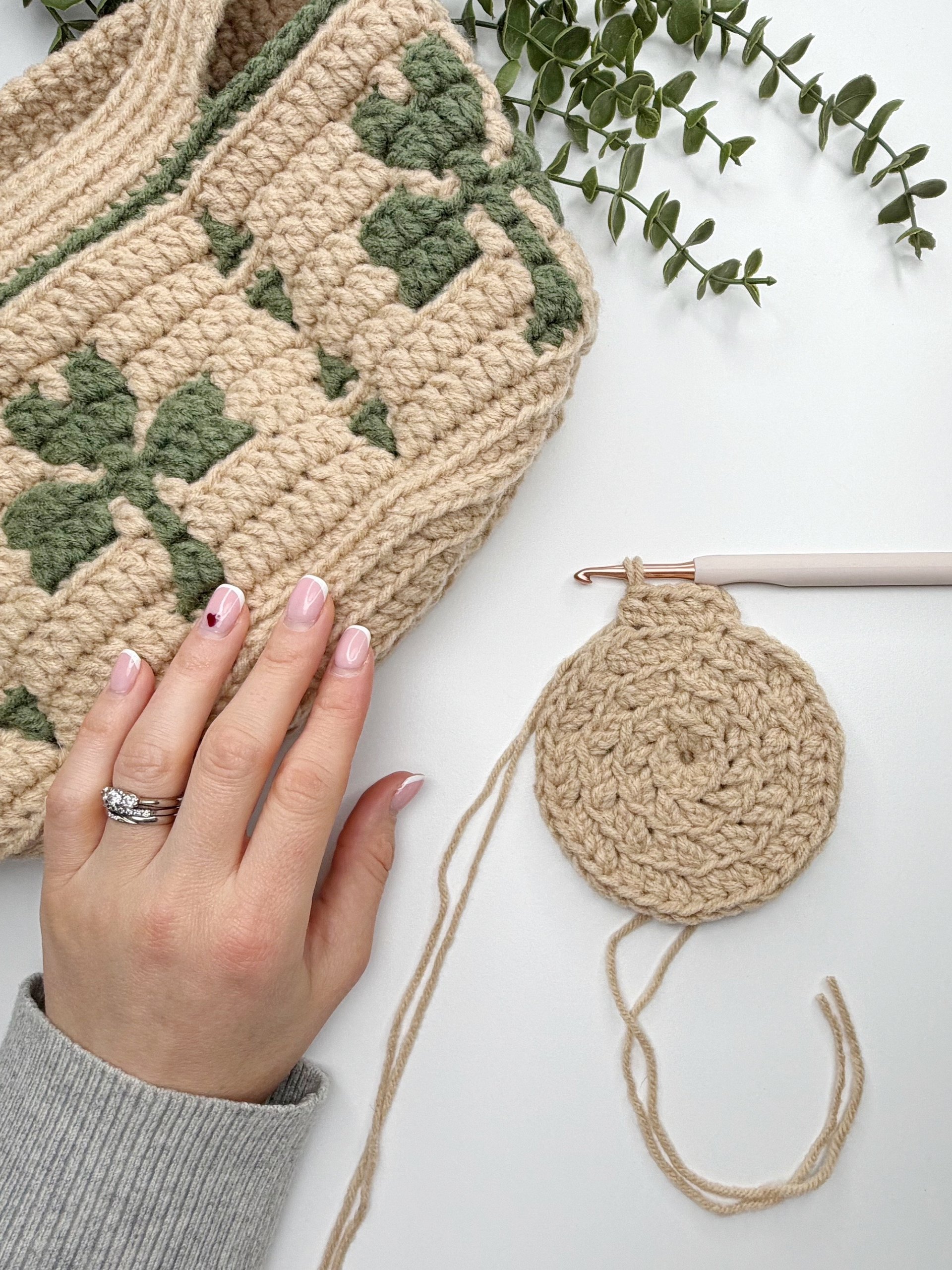 Shamrock Baskets Mosaic Crochet Pattern product image (4)
