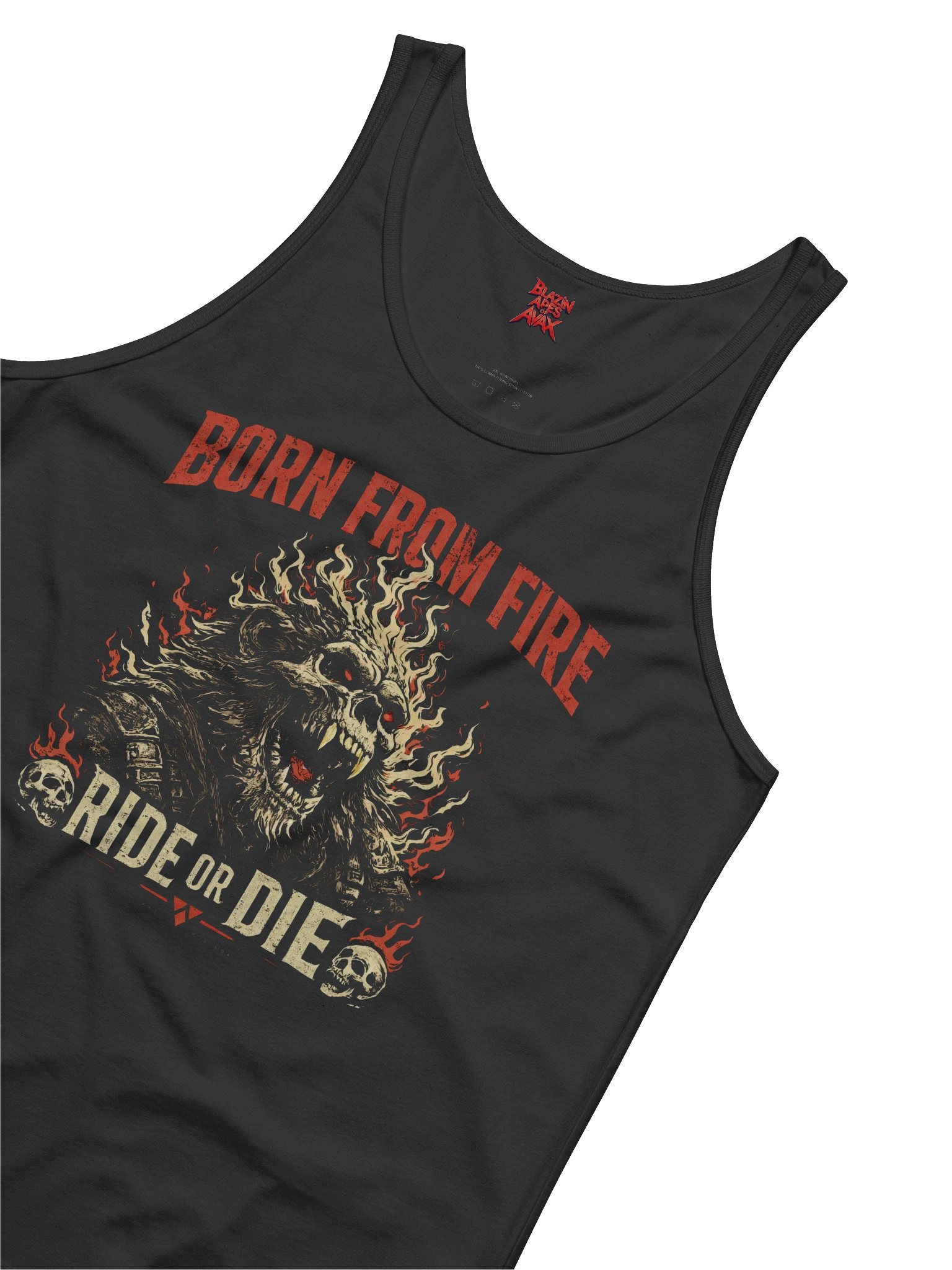 Born from Fire, Live on AVAX Tank-top product image (4)