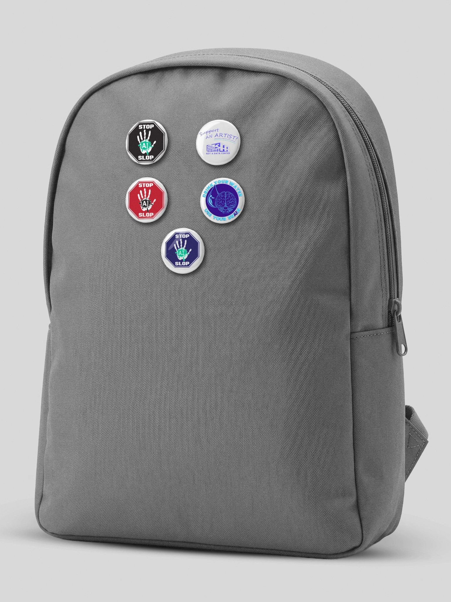 Anti-AI Pin Buttons product image (7)