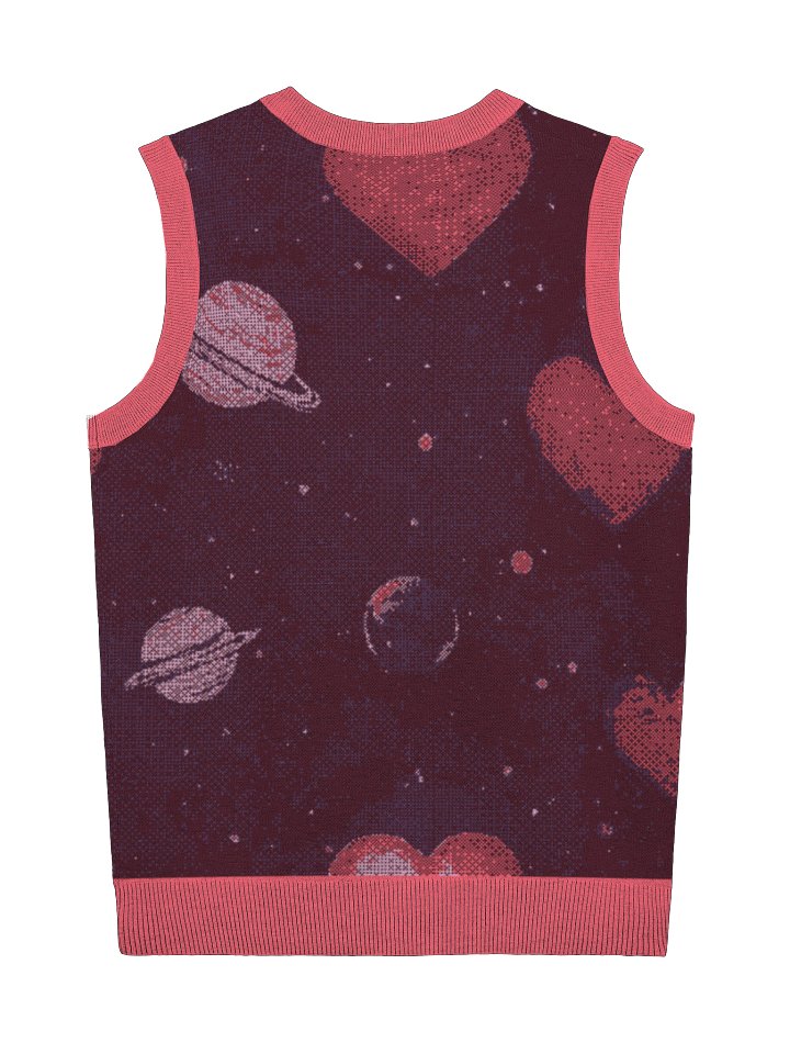Customizable Jacquard V-Neck Vest product image (6)