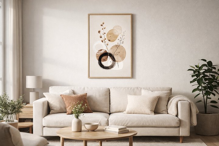 Affiches Cercles Enso Zen Japandi Beige Pack 2 – Lot de 3 Posters Abstraits Minimalistes Nature – Décoration Murale Wabi Sabi Salon Chambre – Fichiers Numériques A4 product image (1)