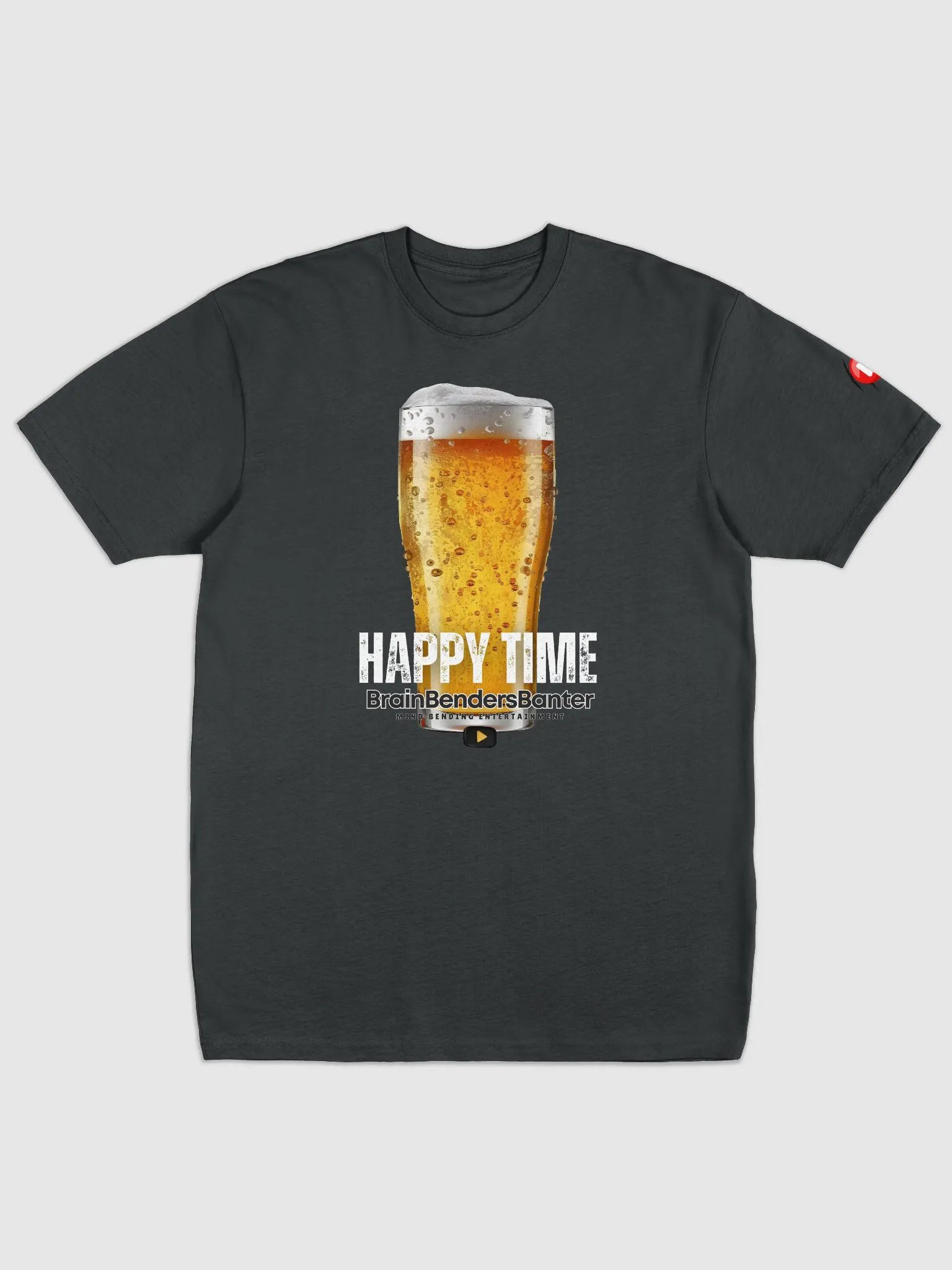 Happy Time Beer Glass BBB Tee product image (1)
