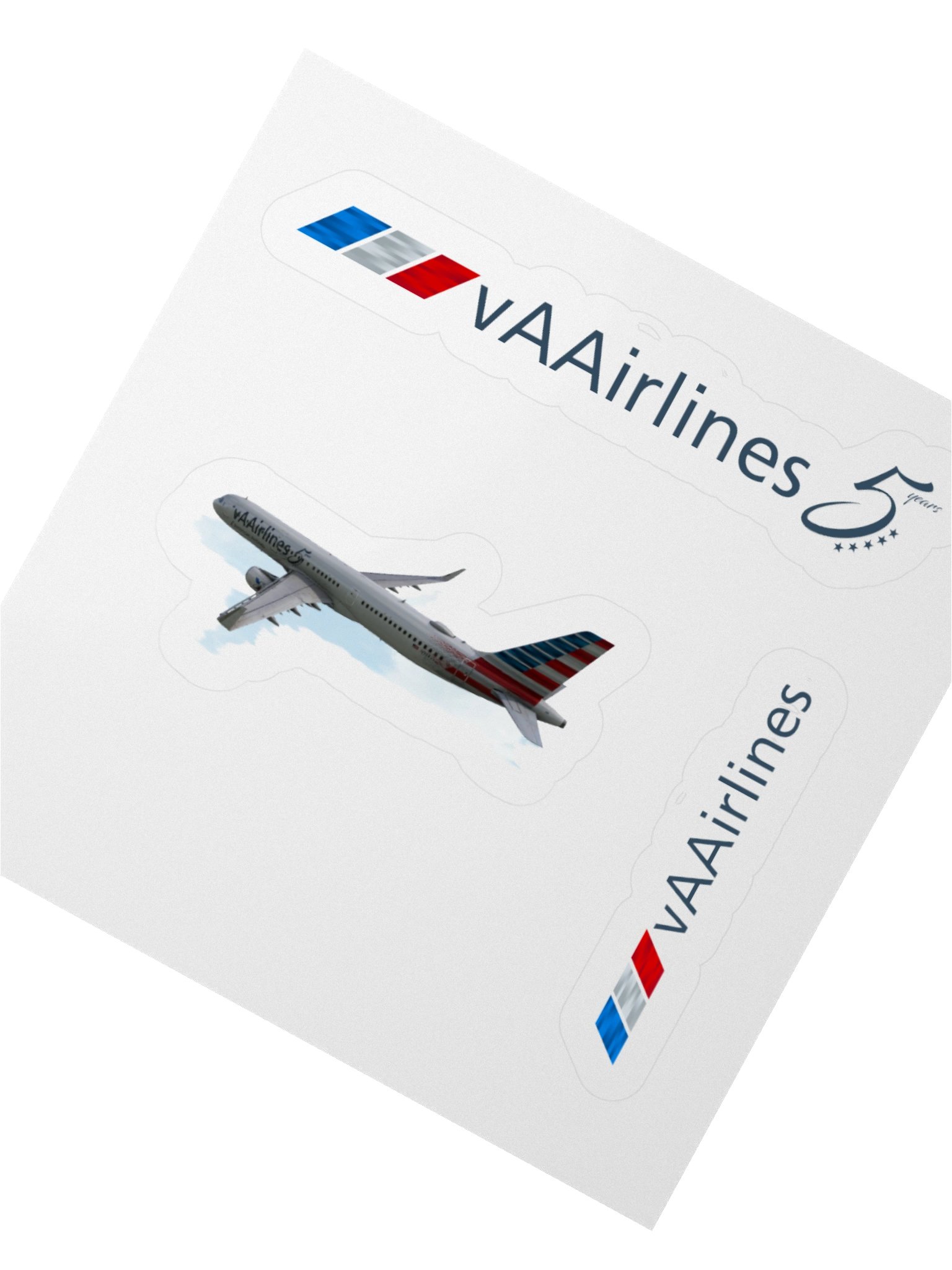 A321 5 Year Watercolor Sticker Set product image (6)