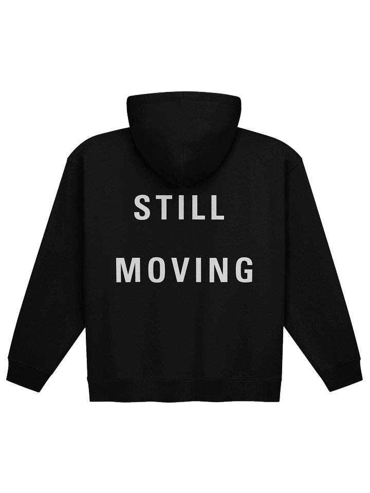 Still Moving Hoodie — Black / Navy product image (1)