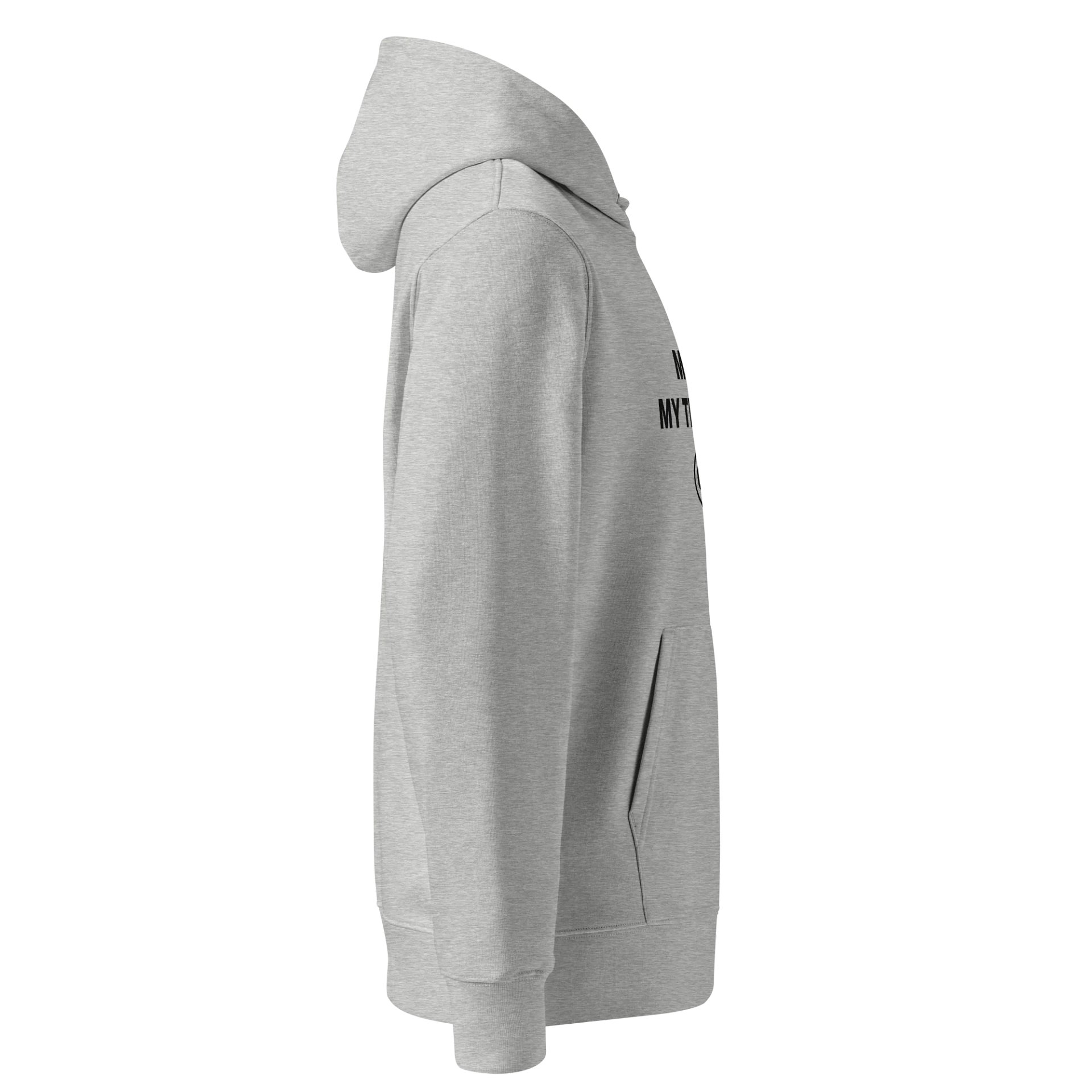 Stanley/Stella Unisex Essential Organic Hoodie – My Life My Testimony( Heather Grey) product image (4)