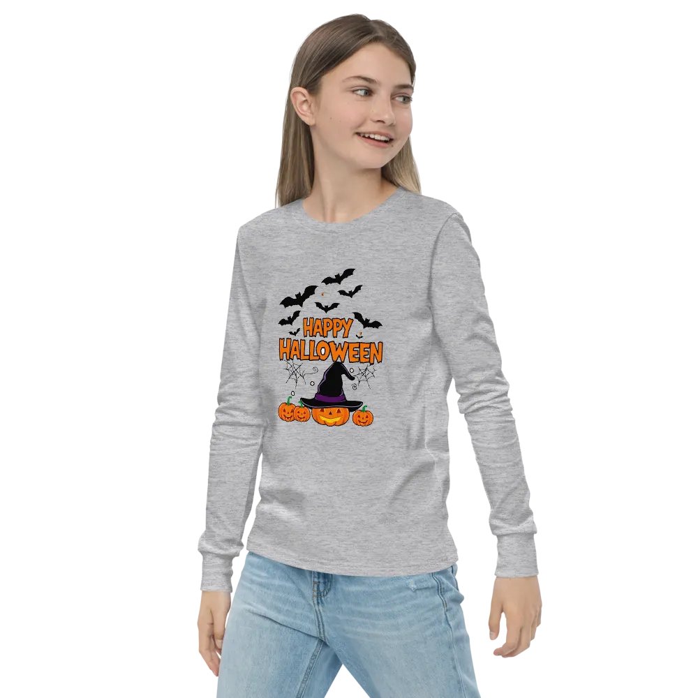Happy Halloween Youth L/S Tee product image (6)