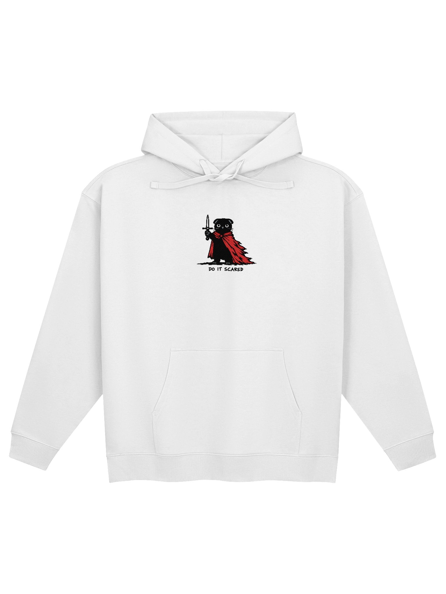 Hoodie unisexe Relaxed Coton Bio Poids Lourd – DO IT SCARED product image (1)