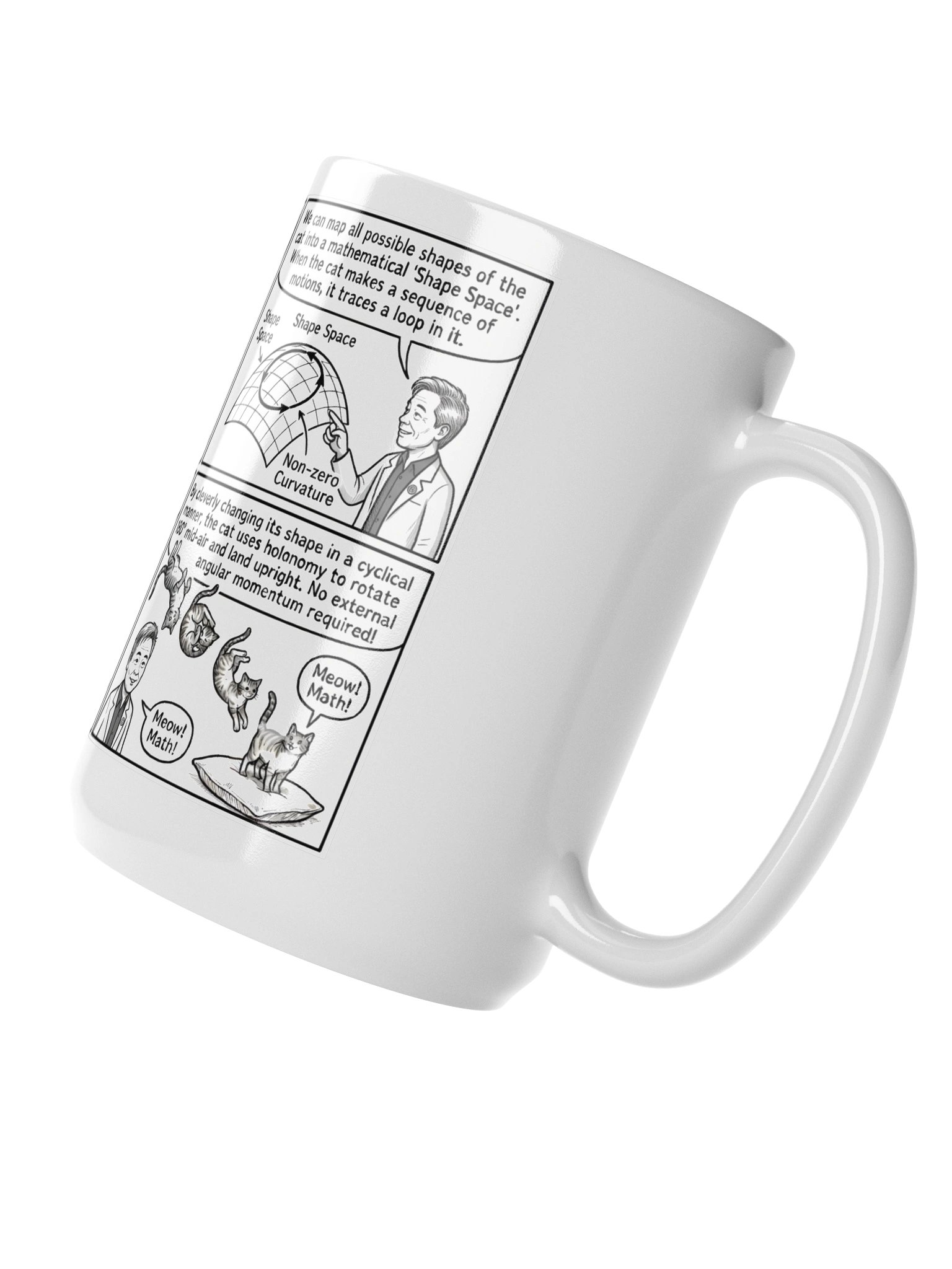 Meow! Math Cat-Righting (explained by Melvin) Comic Mug product image (4)