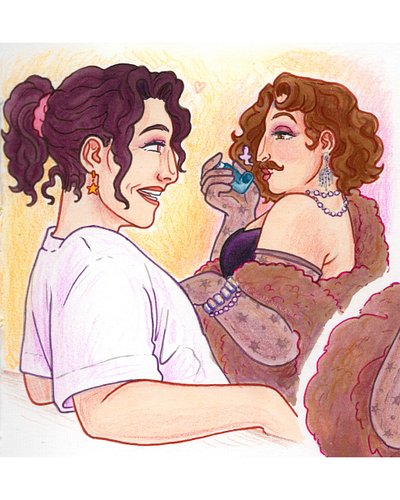 Introducing Kip’s drag persona: 💅🏻Hazel Nutt 🌰
Her previous husband hit his head on the coffee table in a very dramatic and c...