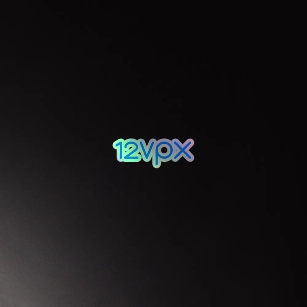 Holographic Sticker - 12VPX product image (4)