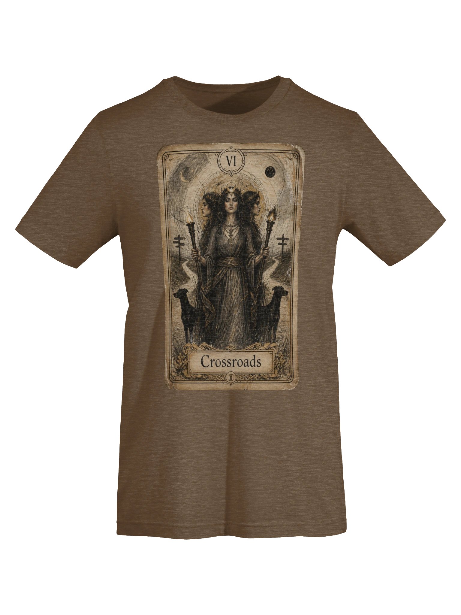 Hecate Crossroads Tarot Shirt Greek Mythology Tee product image (6)