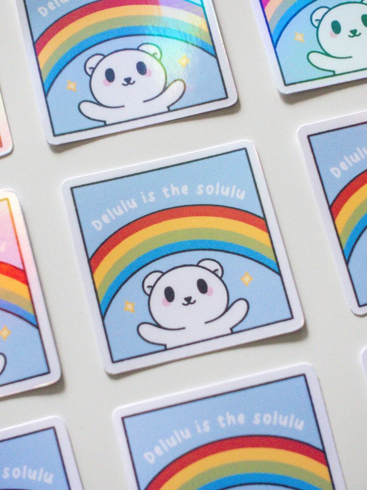 Delulu is the solulu sticker product image (2)
