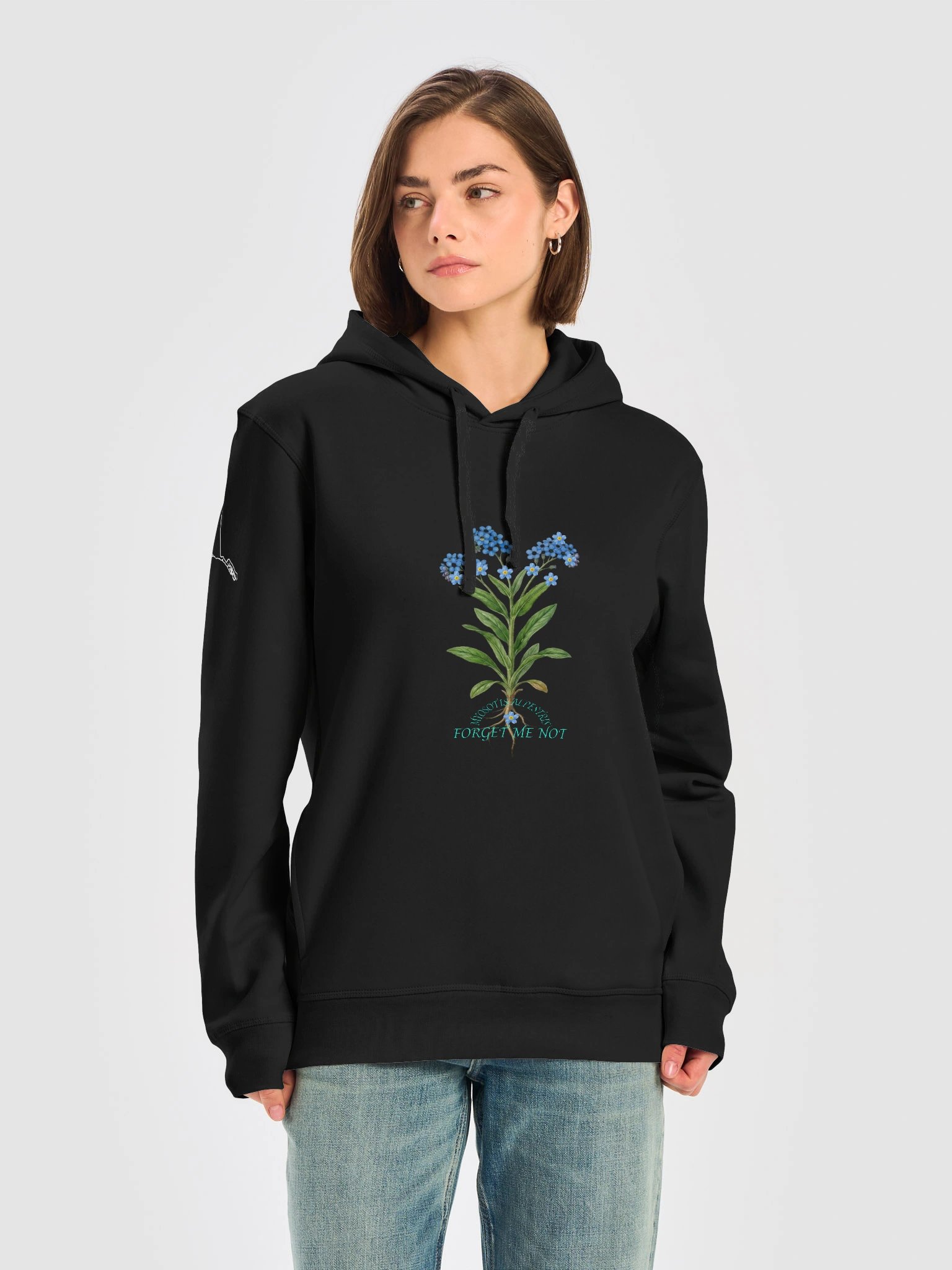 DELUXE "FORGET-ME-NOT" SIDE POCKET HOODY product image (5)
