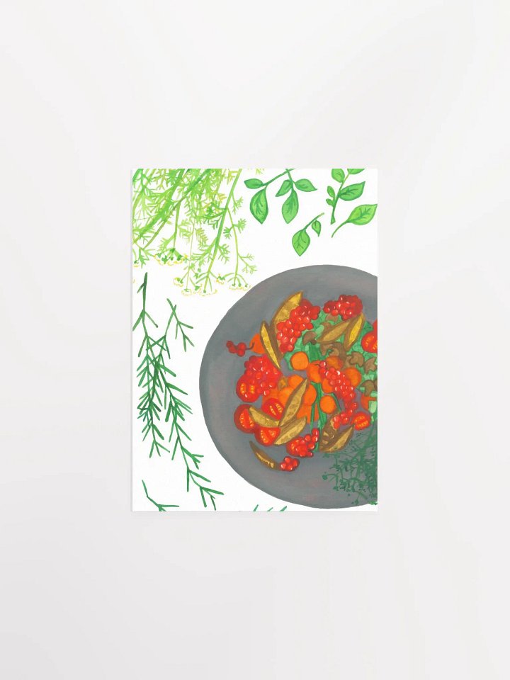 Simple Plate Art Print product image (1)