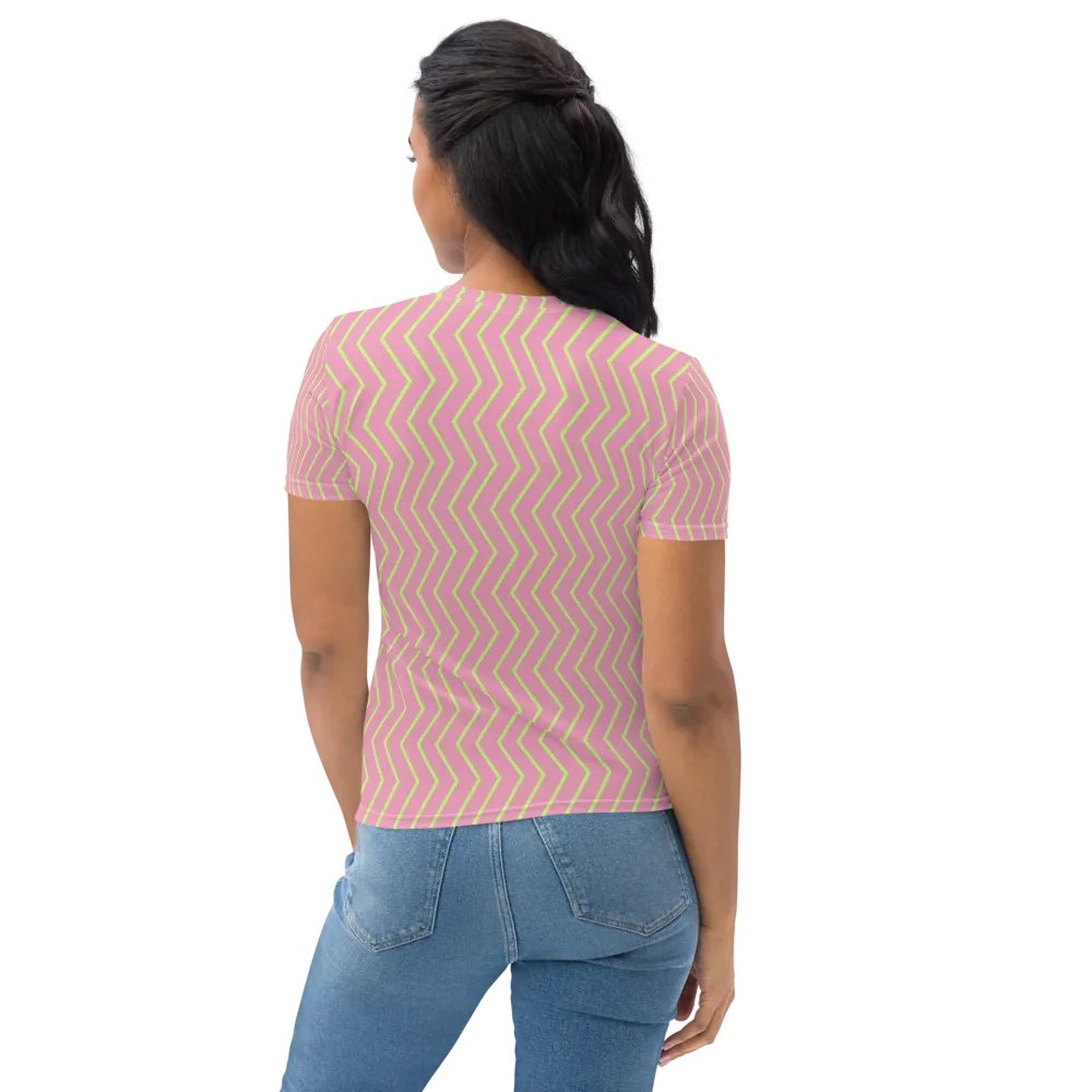 Zigzag Zest Women's Crew Neck T-Shirt product image (7)