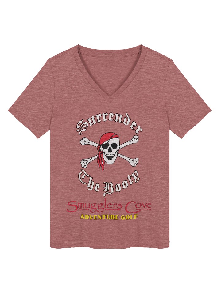 "Surrender the Booty" Women's V Neck T-Shirt product image (5)