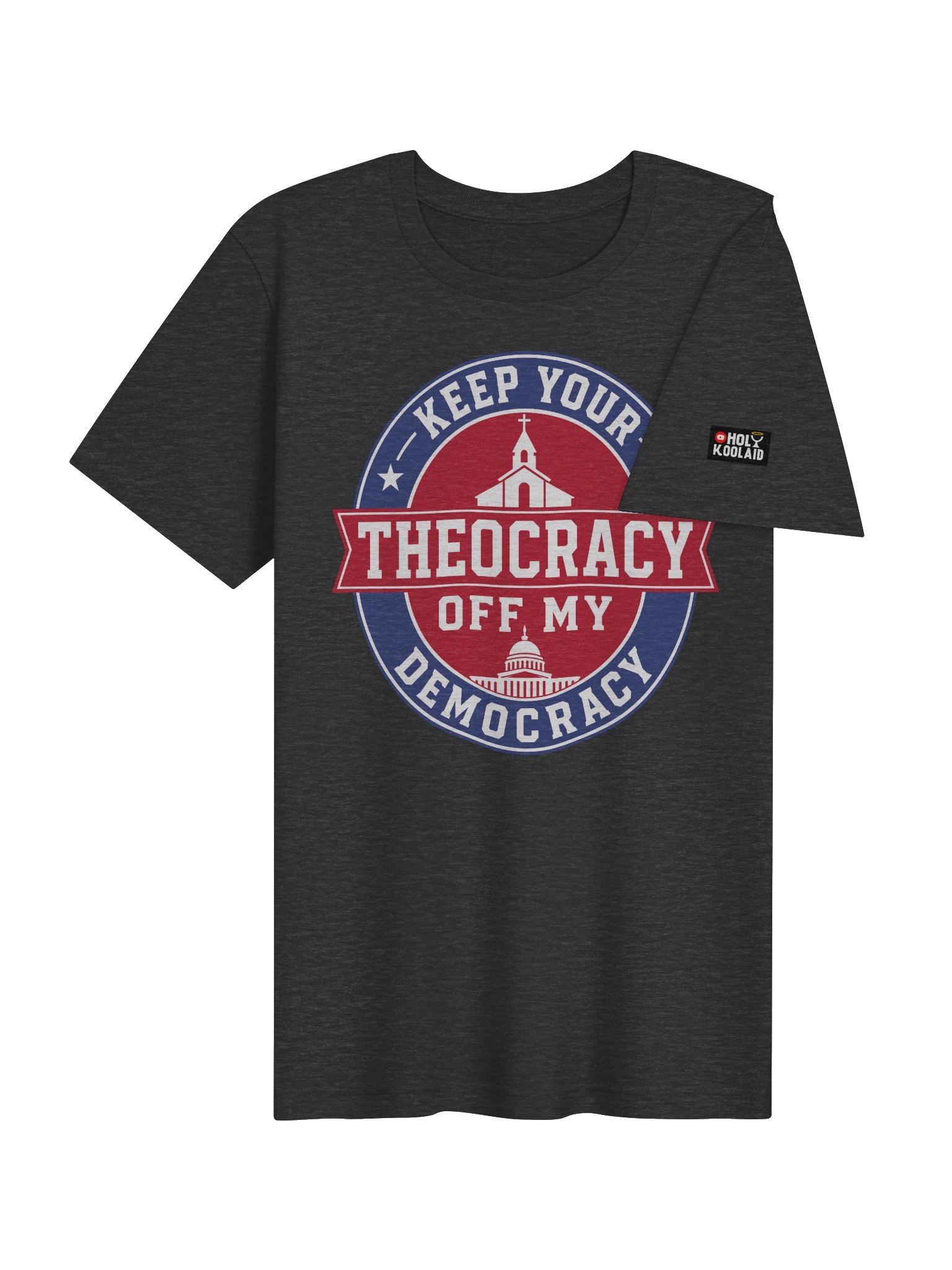 Keep Your Theocracy Off My Democracy - Supersoft T-Shirt product image (24)