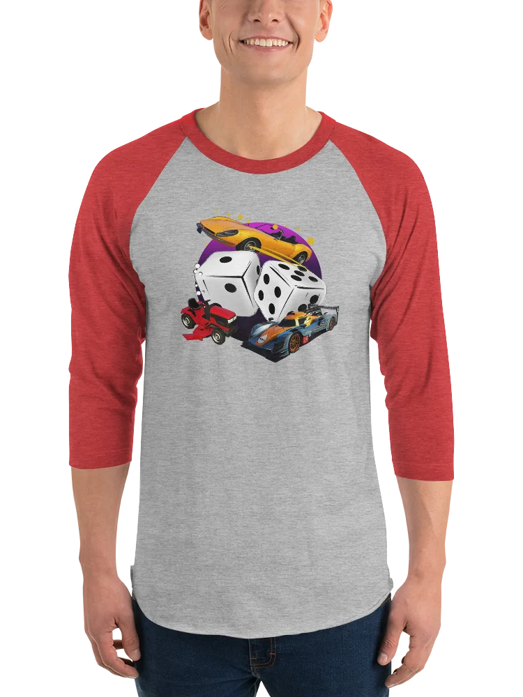 Random All Dice Baseball Tee product image (1)