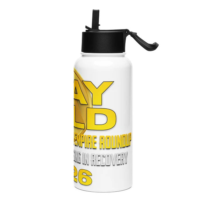 Stainless Steel Water Bottle with a Straw Lid product image (2)
