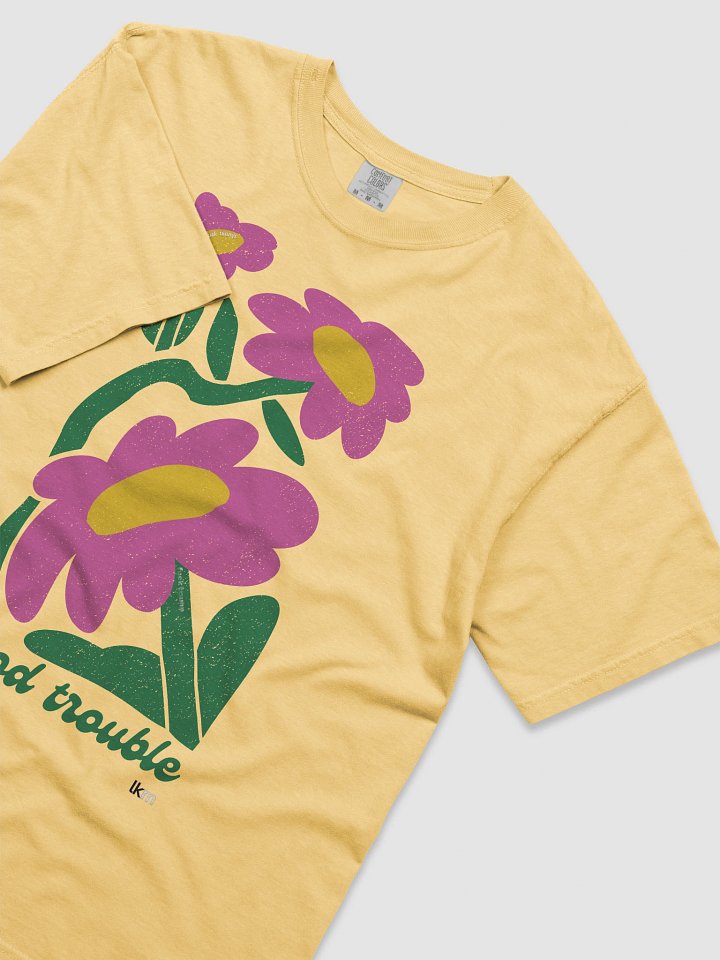 Good Trouble Flowers LKM Modern Fit Tee product image (27)
