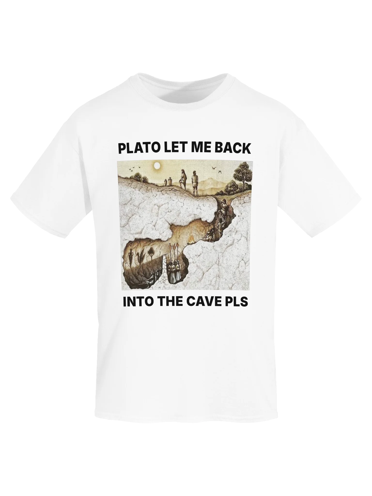 PLATO LET ME BACK INTO THE CAVE PLS product image (115)