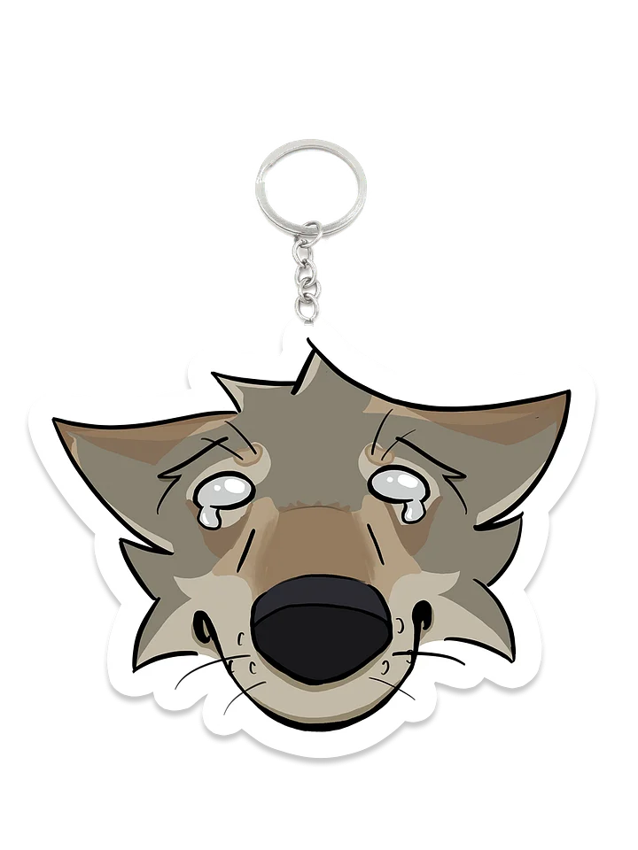 Sad Wolp Keychain product image (1)