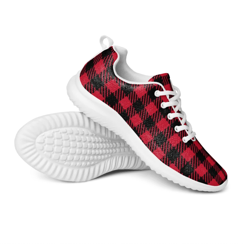 Crimson Check Women's Athletic Shoes product image (6)
