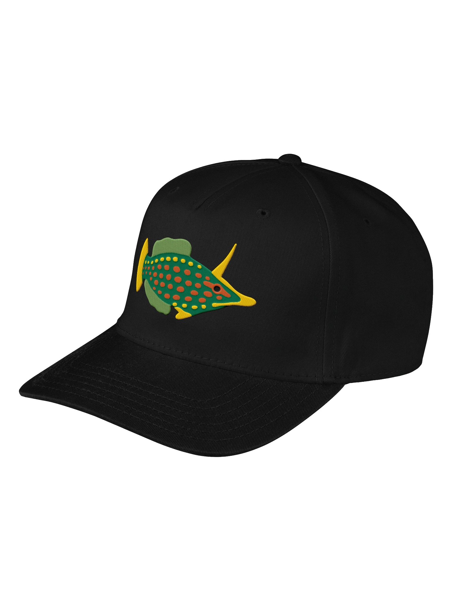 Orange-Spotted Filefish Mid-Profile Baseball Cap (Embroidered) for Reef and Marine Aquarium Lovers product image (5)