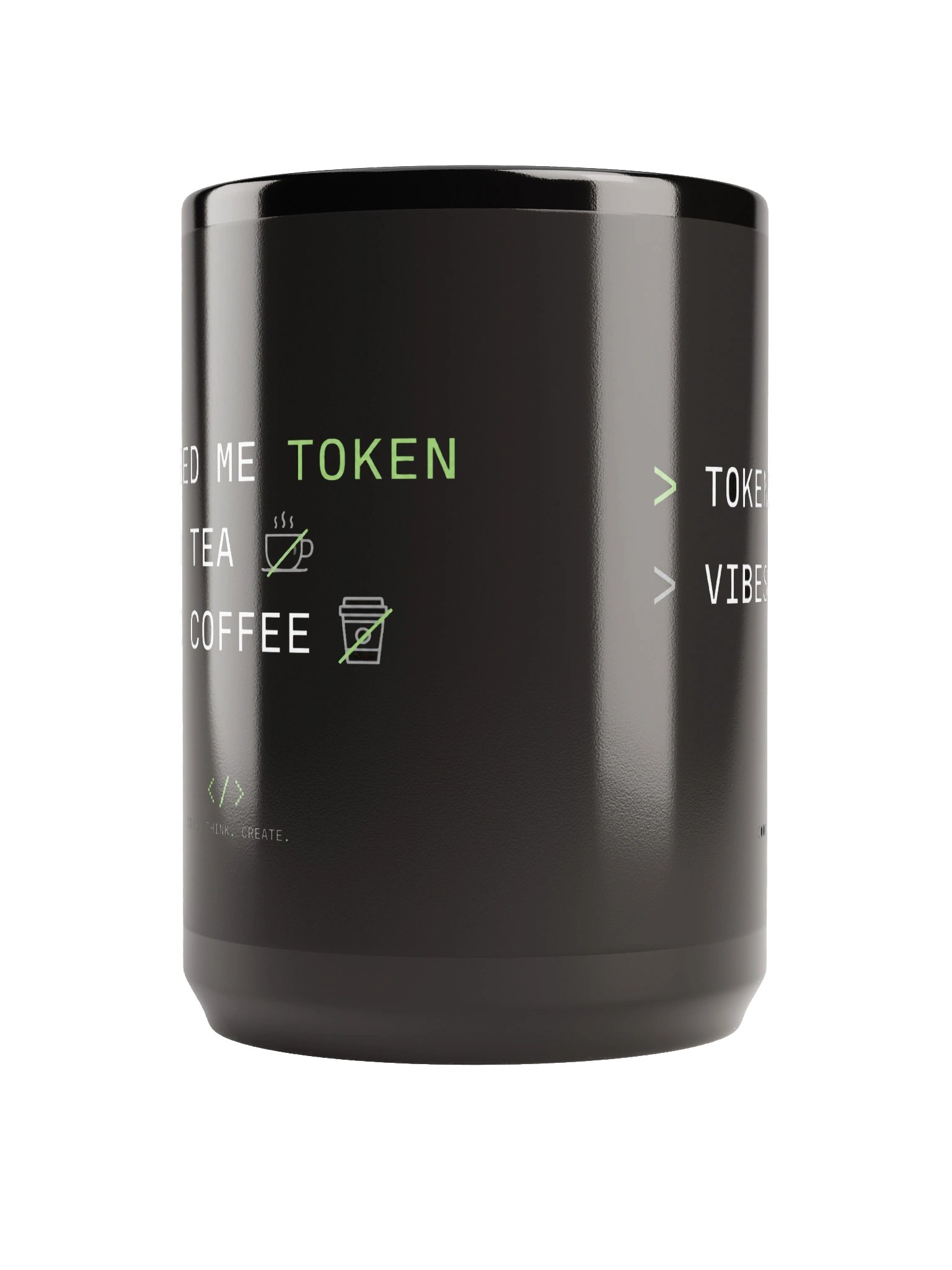 TOKENS IN VIBES OUT Mug | AI Geek Spirit Collection product image (2)